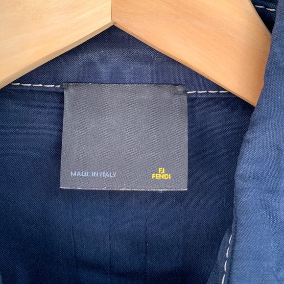 Fendi Vintage Blue Jacket - Picture 13 of 15